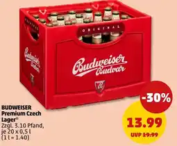 PENNY Budweiser Premium Czech Lager Angebot