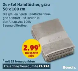 PENNY Bench Handtücher, grau Angebot