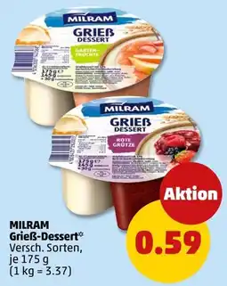 PENNY MILRAM Grieß-Dessert Angebot