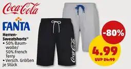 PENNY Coca-Cola oder Fanta Herren-Sweatshorts Angebot
