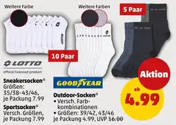 PENNY Lotto Sneakersocken Angebot