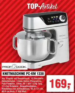 EDEKA Foodservice Profi cook knetmaschine PC-KM 1338 Angebot