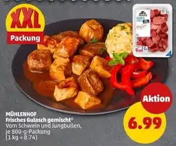 PENNY MÜHLENHOF Frisches Gulasch gemischt Angebot