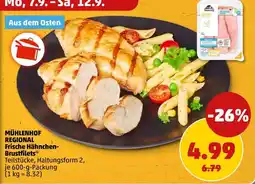 PENNY MÜHLENHOF REGIONAL Frische Hähnchen-Brustfilets* Angebot