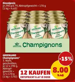 PENNY GREENLAND Champignons Angebot
