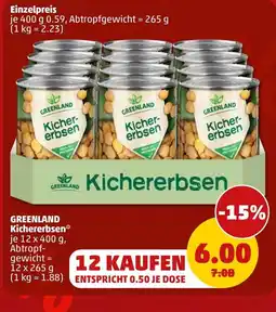 PENNY GREENLAND Kichererbsen Angebot