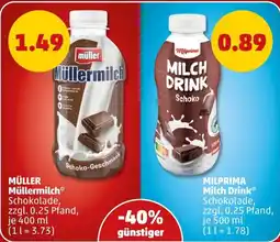PENNY Müller Müllermilch Schokolade Angebot