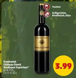 PENNY Château David Bordeaux Supérieur Angebot