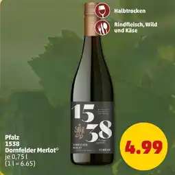 PENNY 1538 Dornfelder Merlot Angebot