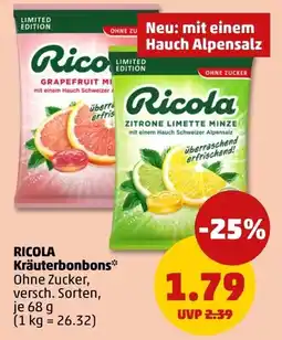 PENNY RICOLA Kräuterbonbons* Angebot