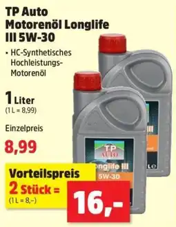 Thomas Philipps TP Auto Motorenöl Longlife III 5W-30 Angebot
