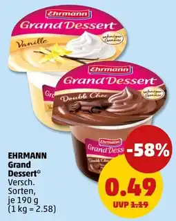 PENNY Ehrmann Grand Dessert Angebot