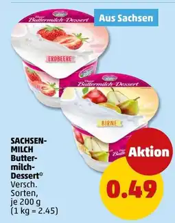 PENNY SACHSEN-MILCH Buttermilch-Dessert Angebot
