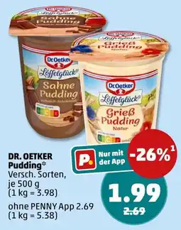 PENNY DR. OETKER Pudding Angebot