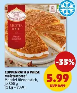 PENNY COPPENRATH & WIESE Meistertorte Mandel Bienenstich Angebot