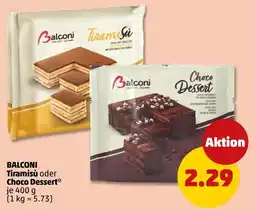 PENNY Balconi Tiramisù oder Choco Dessert Angebot