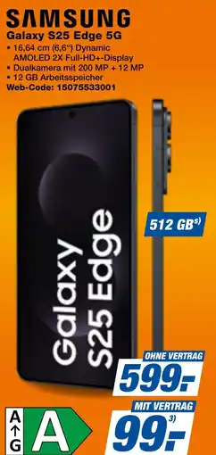 expert Techno Land SAMSUNG Galaxy S25 Edge 5G Angebot