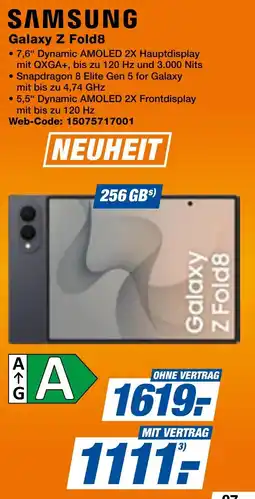 expert Techno Land SAMSUNG Galaxy Z Fold8 Angebot