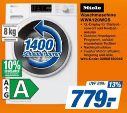 expert Techno Land Miele Waschmaschine WWA120WCS Angebot