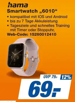 expert Techno Land hama Smartwatch „6010“ Angebot