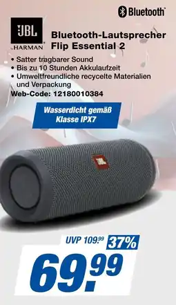 expert Techno Land JBL Bluetooth-Lautsprecher Flip Essential 2 Angebot