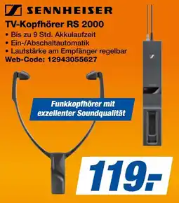 expert Techno Land SENNHEISER TV-Kopfhörer RS 2000 Angebot