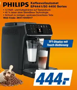expert Techno Land PHILIPS Kaffeevollautomat EP4441/50 4400 Series Angebot