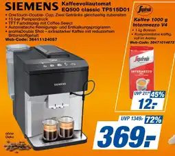 expert Techno Land SIEMENS Kaffeevollautomat EQ500 classic TP515D01 Angebot