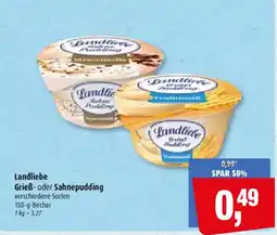 Markant Landliebe Grieß- oder Sahne pudding Angebot