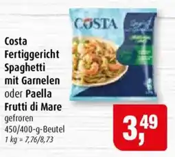 Markant Costa Fertiggericht Spaghetti mit Garnelen oder Paella Frutti di Mare Angebot
