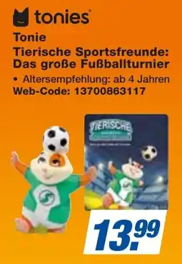 expert Techno Land Tonies Tonie Tierische Sportsfreunde: Das große Fußballturnier Angebot