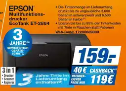 expert Techno Land EPSON Multifunktionsdrucker EcoTank ET-2864 Angebot