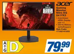 expert Techno Land Acer Gaming Monitor Nitro KG 241YX3 Angebot