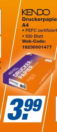 expert Techno Land KENDO Druckerpapier A4 Angebot