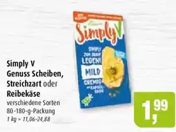 Markant Simply V Genuss Scheiben, Streichzart oder Reibekäse Angebot