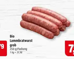 Markant Bio Lammbbratwurst grob Angebot