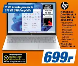 expert Techno Land HP Notebook OmniBook 3 Next Gen AI Angebot