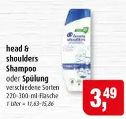 Markant head & shoulders Shampoo oder Spülung Angebot