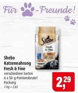 Markant Sheba Katzenfutter Fresh & Fine Angebot