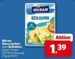 Combi Milram Käsescheiben oder Reibekäse Angebot