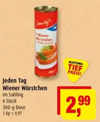 Markant Jeden Tag Wiener Würstchen Angebot