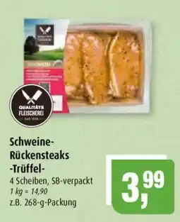 Markant Schweinerückensteaks-Trüffel Angebot