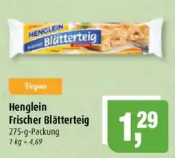 Markant Henglein Frischer Blätterteig Angebot