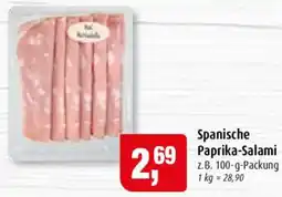 Markant Spanische Paprika-Salami Angebot
