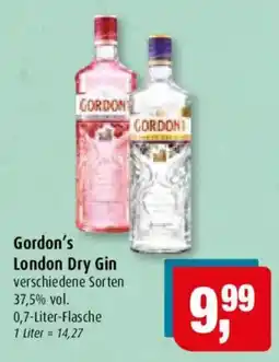 Markant Gordon's London Dry Gin Angebot
