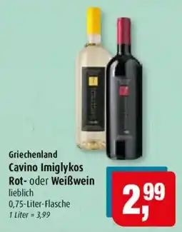 Markant Cavino Imiglykos Rot- oder Weißwein Angebot