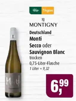 Markant Montigny Monti Secco oder Sauvignon Blanc Angebot