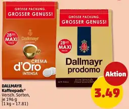 PENNY DALLMAYR Kaffeepads Angebot