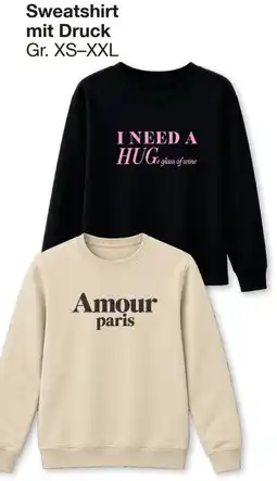 Woolworth Sweatshirt mit Druck Angebot