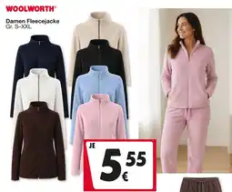 Woolworth WOOLWORTH Damen Fleecejacke Angebot